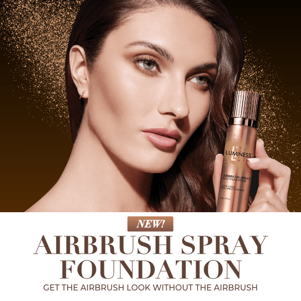 Get Even Tone using Airbrush Foundation Spray Luminess Cosmetics